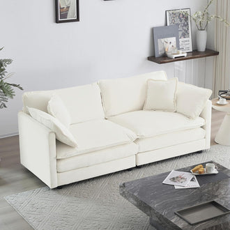 Chenille Loveseat Sofa Couch